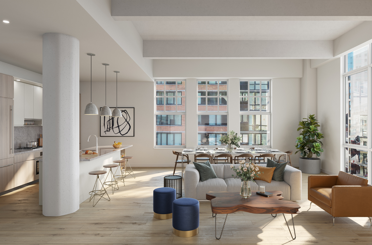 151 Bay Street - Living Room